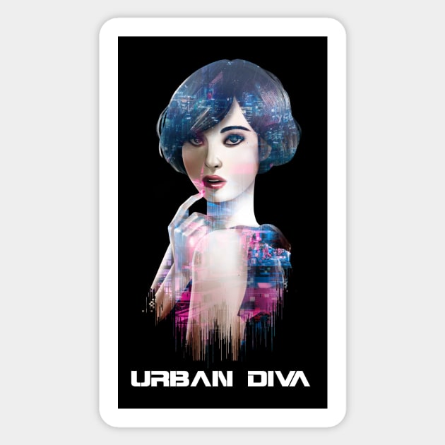 Urban Diva 03 Sticker by raulovsky